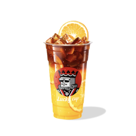 大杯真橙冰萃咖