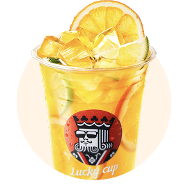 真橙香柠茶